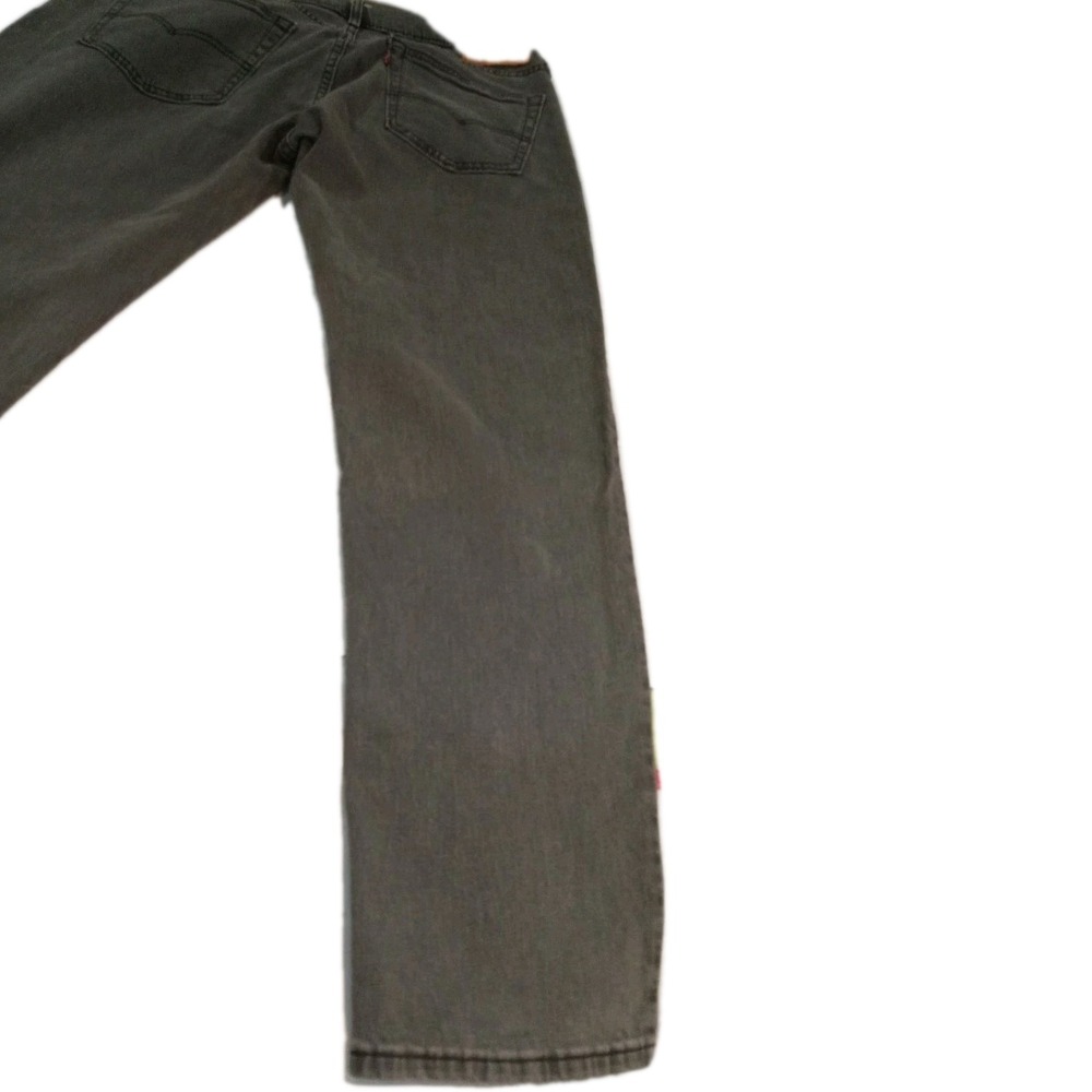 Levi's 559 Jeans‎ Mens 36×34 Gray Light Wash Denim Relaxed Fit Straight Leg - Picture 5 of 7